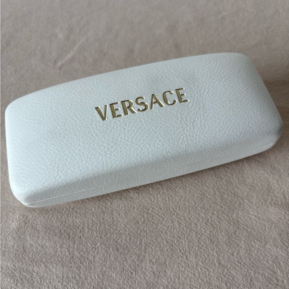 Versace White Sunglasses Case - Picture 1 of 8